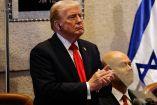 Donald Trump en el Parlamento de Israel.