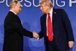 Donald Trump y Vladimir Putin en un encuentro realizado en Alaska en agosto pasado. (Reuters)