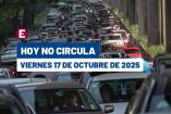 Hoy No Circula del 17 de octubre del 2025.