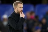 Graham Potter con semblante pensativo.