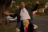 Eugenio Derbez causa furor en Halloween con disfraz de Donald Trump