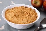 Receta de crumble de manzana sin azúcar 