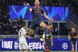 Carlos Augusto celebra el gol que selló el triunfo del Inter sobre el Kairat en la Champions League. (Reuters)