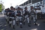 Elementos de la Guardia Nacional en calles de Michoacán