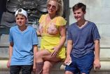 Britney Spears y sus hijos 