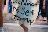 Protesta por la muerte de la niña