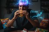 Los alimentos ultraprocesados tienen efectos que influyen al cerebro y alteran los sentidos. Imagen hecha con IA.