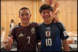Jugadores de México Sub 17 convivieron por última vez con Japón en su hotel de concentración en Qatar. (FOTO: X @miseleccionasubs)