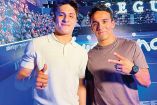 Osmar Olvera y Juan Celaya, clavadistas mexicanos.