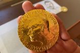 Medalla del Premio Nobel de la Paz. (Reuters)