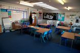 Imagen de un salón de clases. (Reuters)