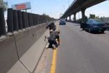 Pelea entre automovilistas en la México-Querétaro.