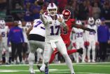 Josh Allen necesita revertir la derrota que Buffalo sufrió en Houston en la Semana 12. (Reuters)