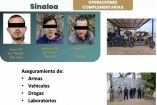 El Pichón y otros dos integrantes de la facción chapo isidro detenidos en Sinaloa