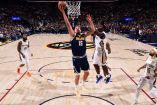 Nikola Jokic, estrella de los Denver Nuggets. Foto: AFP