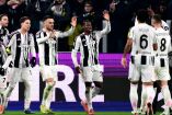 Jugadores de la Juventus celebrando.