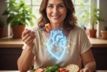 Al adoptar la dieta mediterránea proteges tu corazón. Imagen hecha con IA.