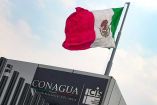 Fachada de un edificio de la Conagua en la CDMX.