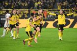 Jugadores del Dortmund celebrando.