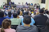 Integrantes de la Sección 22 de la CNTE en el Octavo Pre-Pleno Democrático Ordinario