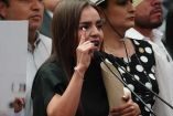 Grecia Quiroz exige justicia por el homicidio de Carlos Manzo