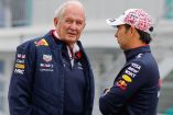 Helmut Marko y 'Checo' Pérez