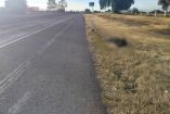 Cuerpo sobre la carretera México–Pachuca