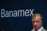 Fernando Chico Pardo durante la conferencia de prensa en el corporativo Banamex para dar detalles sobre la adquisición del 25 por ciento de participación en el banco.