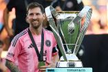 Lionel Messi compartió el título de la MLS con la policía de Florida.