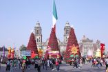 El Zócalo de la CDMX en este invierno de 2025