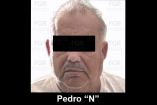 El sujeto detenido, Pedro “N”, alias “El Sagitario”