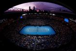Panorámica de la Rod Laver Arena durante partido de Australian Open.