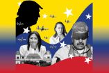 Fotoarte sobre la aprehensión de Nicolás Maduro por el gobierno estadunidense de Trump.