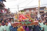 Celebración del Santo Entierro en Teocelo, Veracruz.