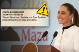 Claudia Sheinbaum pidió actualizar la frase de la alerta sísmica que aparece en celulares.