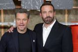 Ben Affleck y Matt Damon durante la promoción de El botín, su más reciente colaboración cinematográfica.