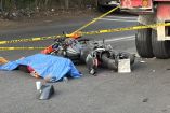 Motociclista muerto en el Ajusco.