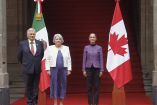 Claudia Sheinbaum recibió en Palacio Nacional a Mary Simon, Gobernadora General de Canadá, en visita oficial