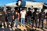 “El Bótox”, líder de Los Blancos de Troya, fue capturado en Tierra Caliente, Michoacán, y trasladado bajo resguardo militar a la Ciudad de México.