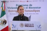 Claudia Sheinbaum anunció en Tamaulipas inversiones en carreteras, escuelas y programas sociales gracias al combate a la corrupción.