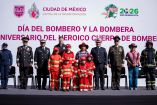 Clara Brugada, informó que en 2025 los mil 800 bomberos y bomberas de la Ciudad de México atendieron 4 mil 500 incendios y realizaron 19 mil servicios a la comunidad.