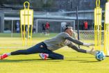 Keylor Navas entrenando con Pumas previo a la fecha 4 de la Liga MX
