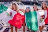 Cuatro mexicanas cruzaron el océano Atlántico