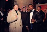 Canelo estuvo el viernes en la Gala de The Ring Magazine junto a Turki Alalshikh y el boxeador francés Christian M'billi