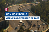 Hoy No Circula del 6 de febrero del 2026.