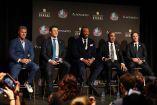 Adam Vinatieri, Luke Kuechly, Larry Fitzgerald, Roger Craig y Drew Brees comparten el momento en que saben que son los elegidos de la Clase 2026 para estar en el Salón de la Fama.