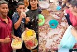 El reparto de un pastel en Macapá, Brasil, terminó en caos y se volvió viral en redes sociales.