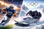 El bobsleigh se ha convertido, desde hace décadas, en un punto de encuentro entre el futbol americano y los Juegos Olímpicos de Invierno.