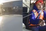 El choque entre un tráiler y un camión en Irapuato fue captado desde la cabina del torton, mostrando la fuerza del impacto.
