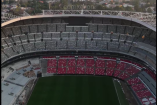 Un nuevo video grabado el fin de semana muestra los avances en las remodelaciones en el Estadio Azteca.